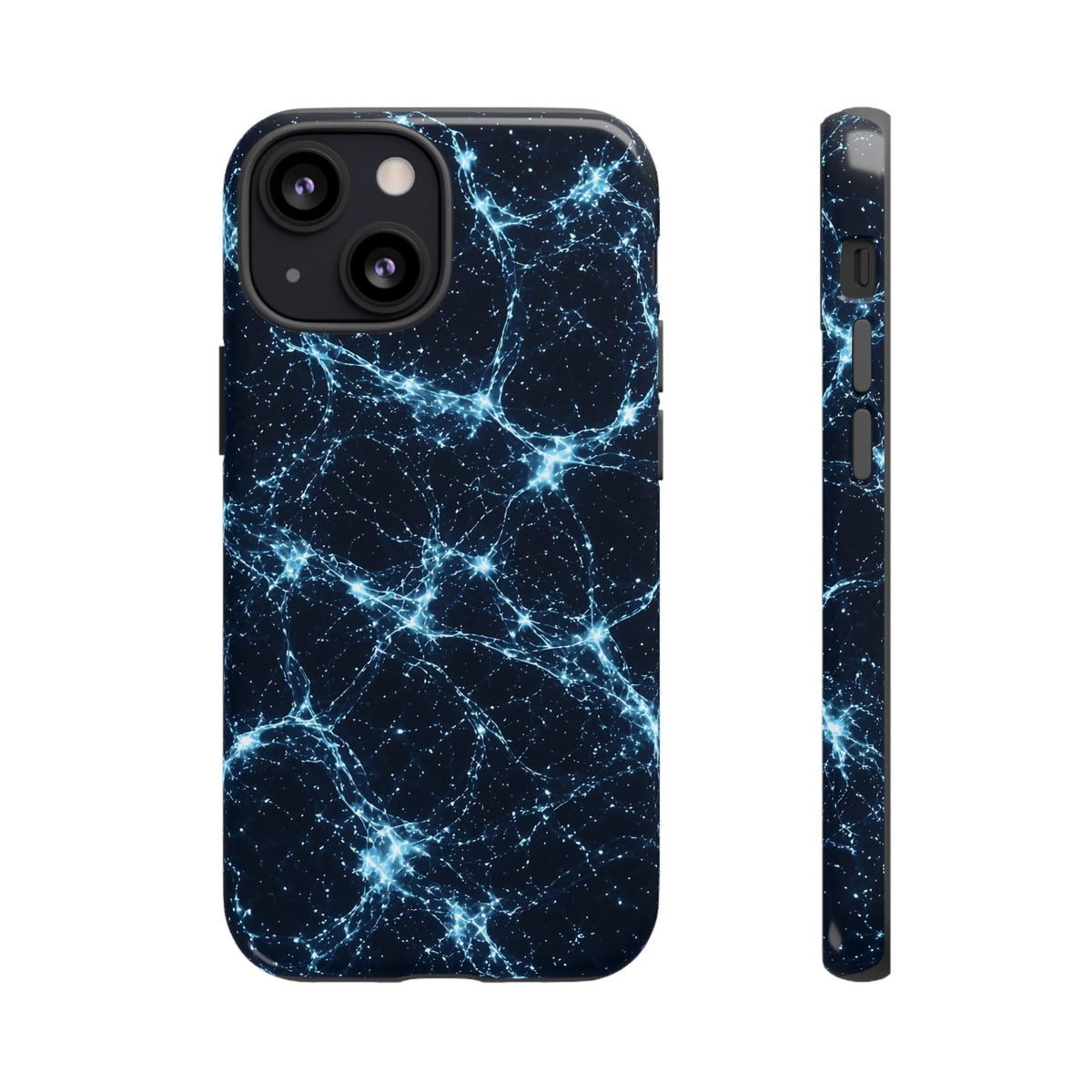 Neon Mycelium - Ice Crystal Phone Case