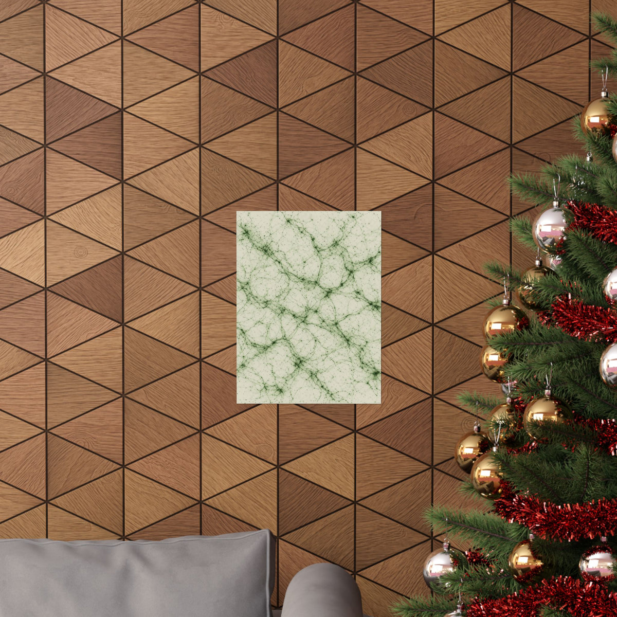 Neon Mycelium - Matcha Latte Poster