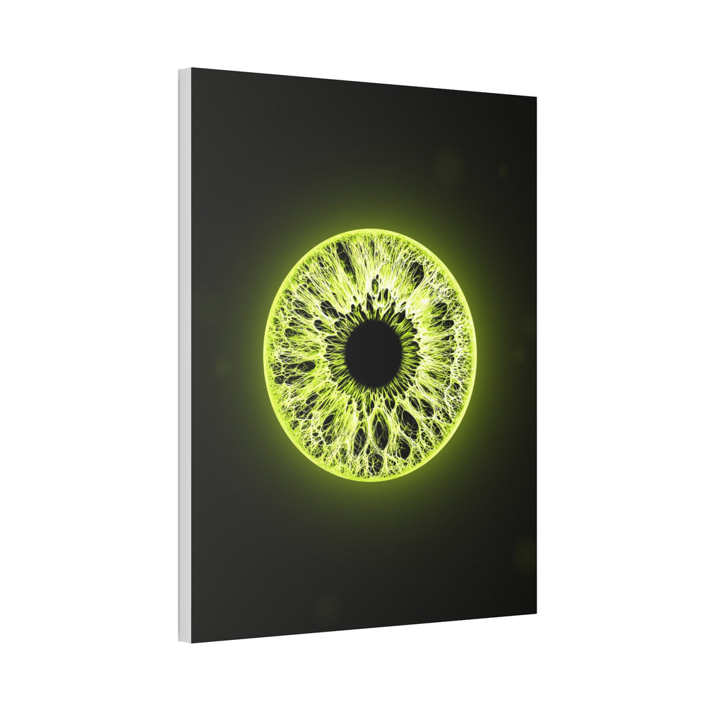 BLXNTT Iris – Lace Web Toxic Chartreuse Glossy Canvas