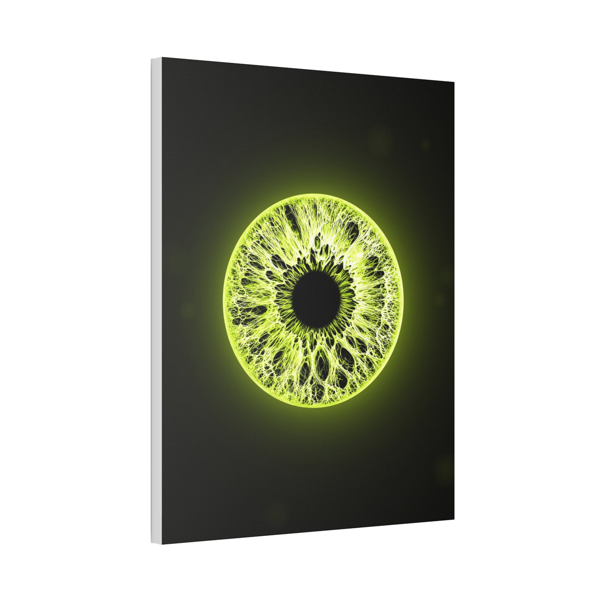 BLXNTT Iris – Lace Web Toxic Chartreuse Glossy Canvas