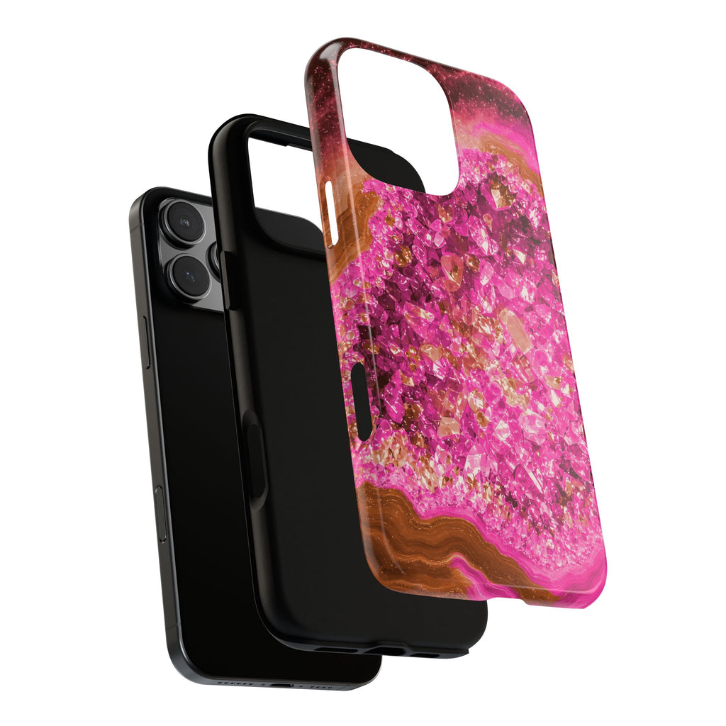 Geode Core - Terracotta Neon Phone Case