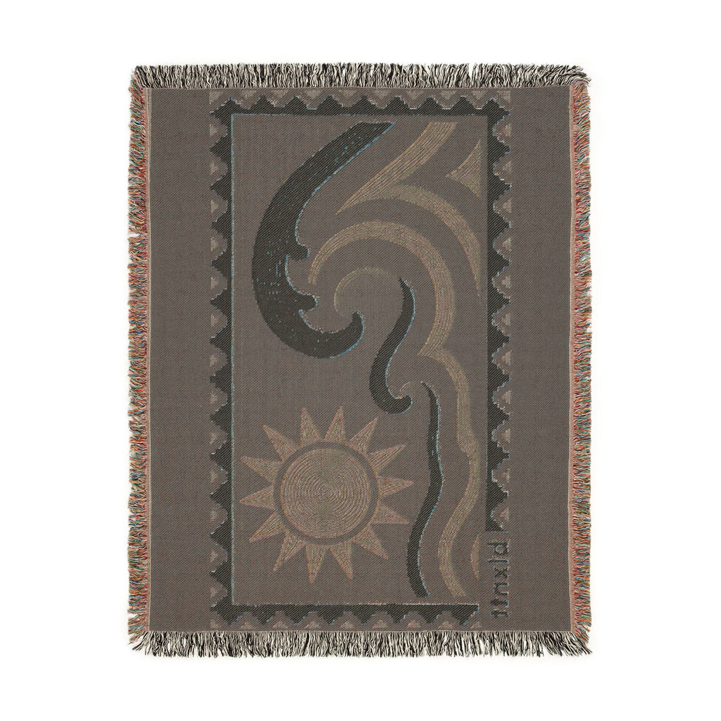 BLXNTT Blue Hippie Woven Blanket #1