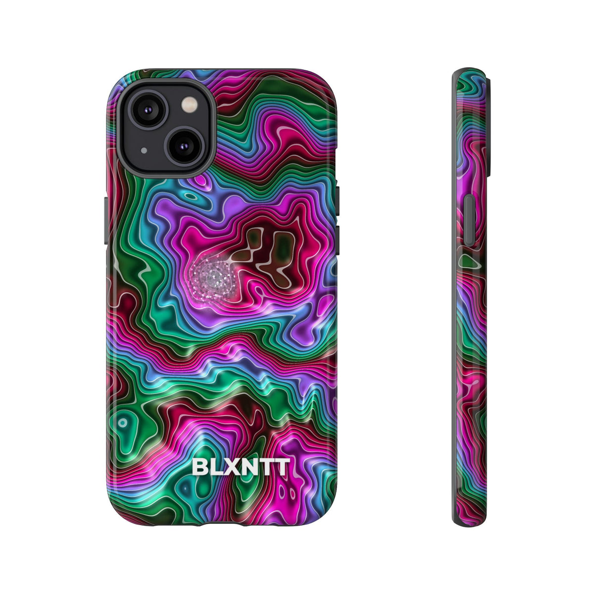 Neon Agate Phone Case