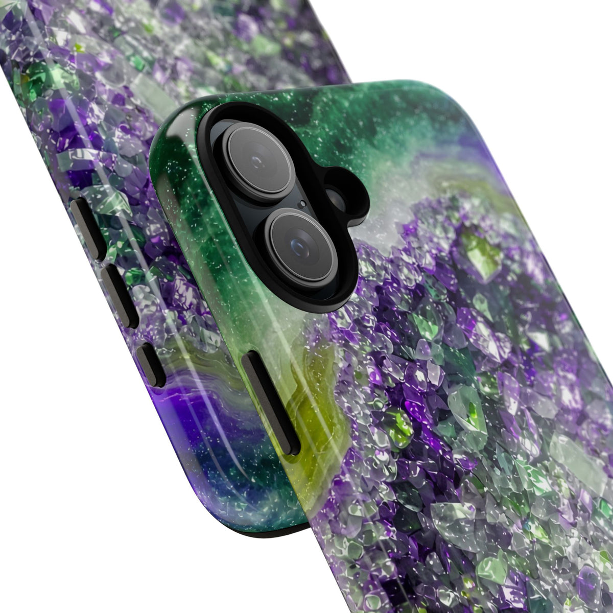 Geode Core - Ruby Emerald Phone Case
