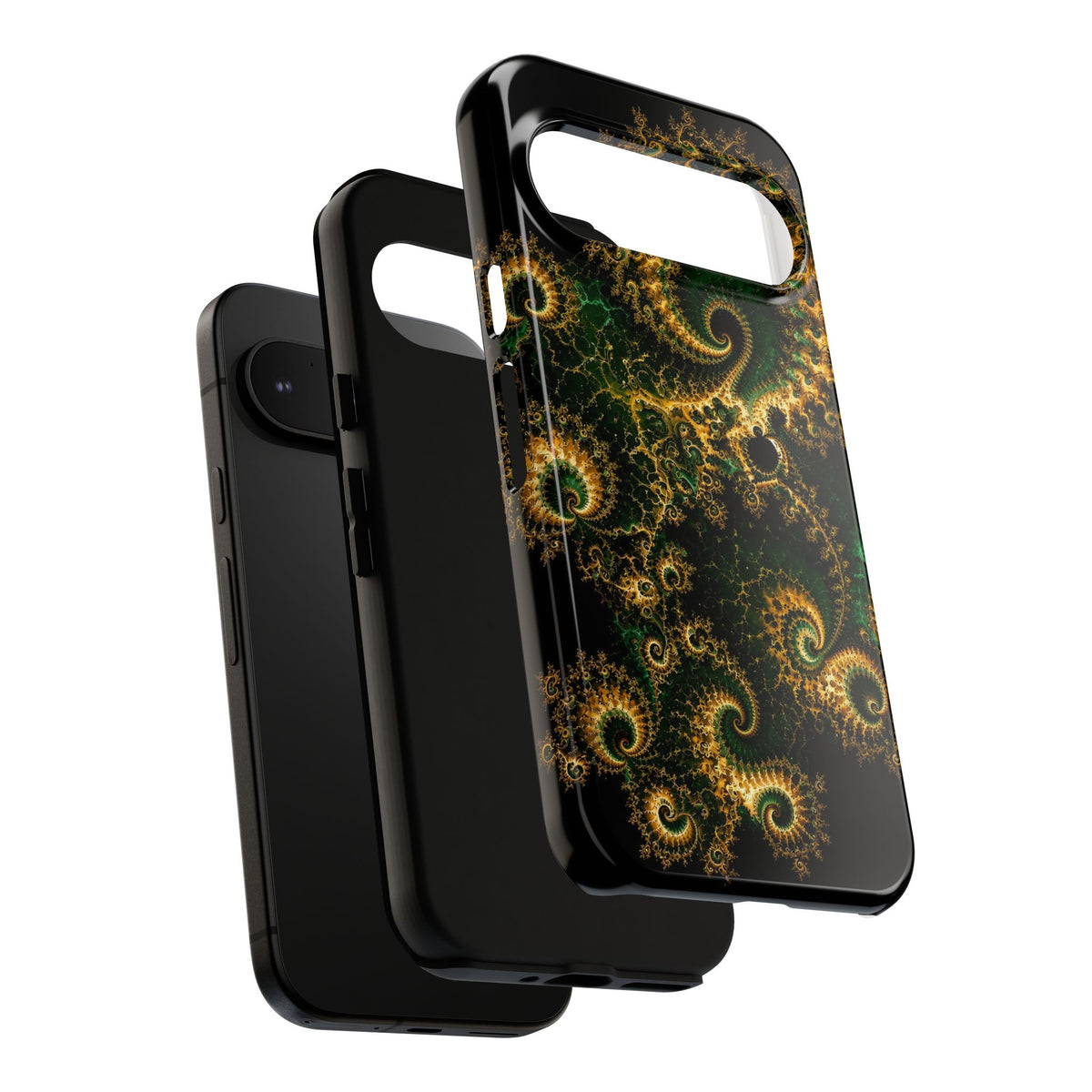 Copper Infinity - Emerald & Gold Phone Case