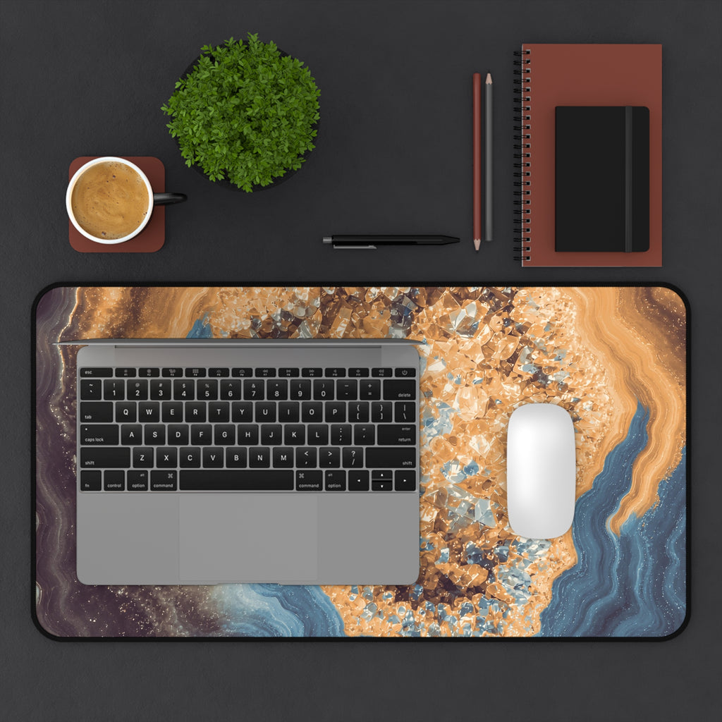 Geode Core - Desert Mirage Desk Mat