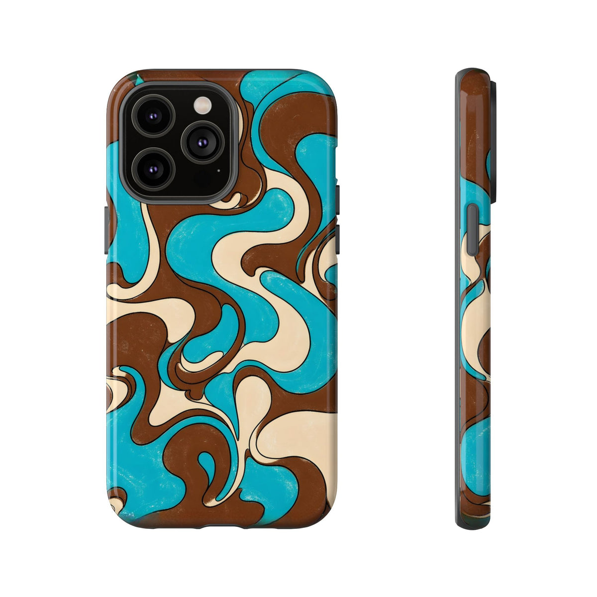 Fillmore Flow - Turquoise & Chocolate Phone Case
