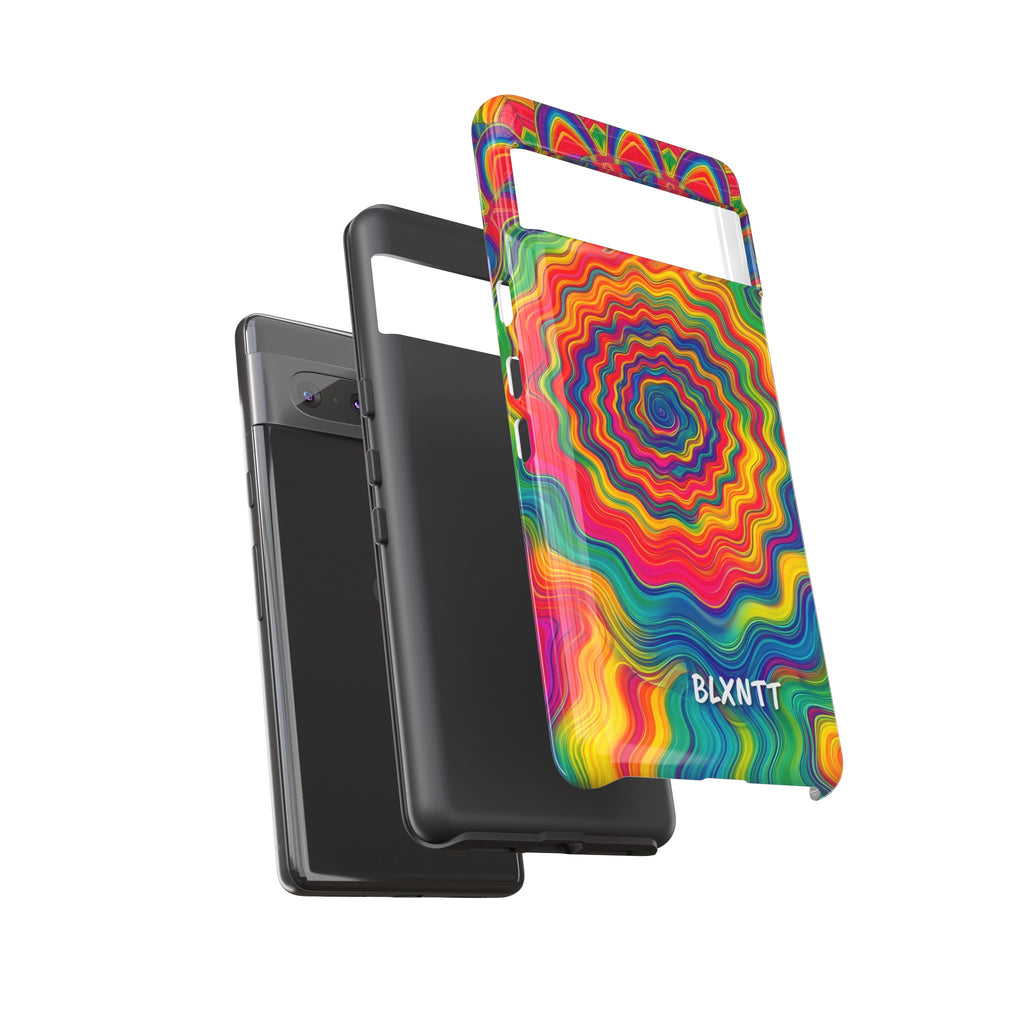 Hypnotic Rainbow Ripple Phone Case