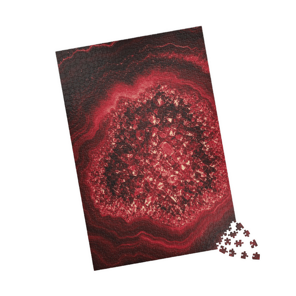 Geode Core - Cherry Cola Jigsaw Puzzle