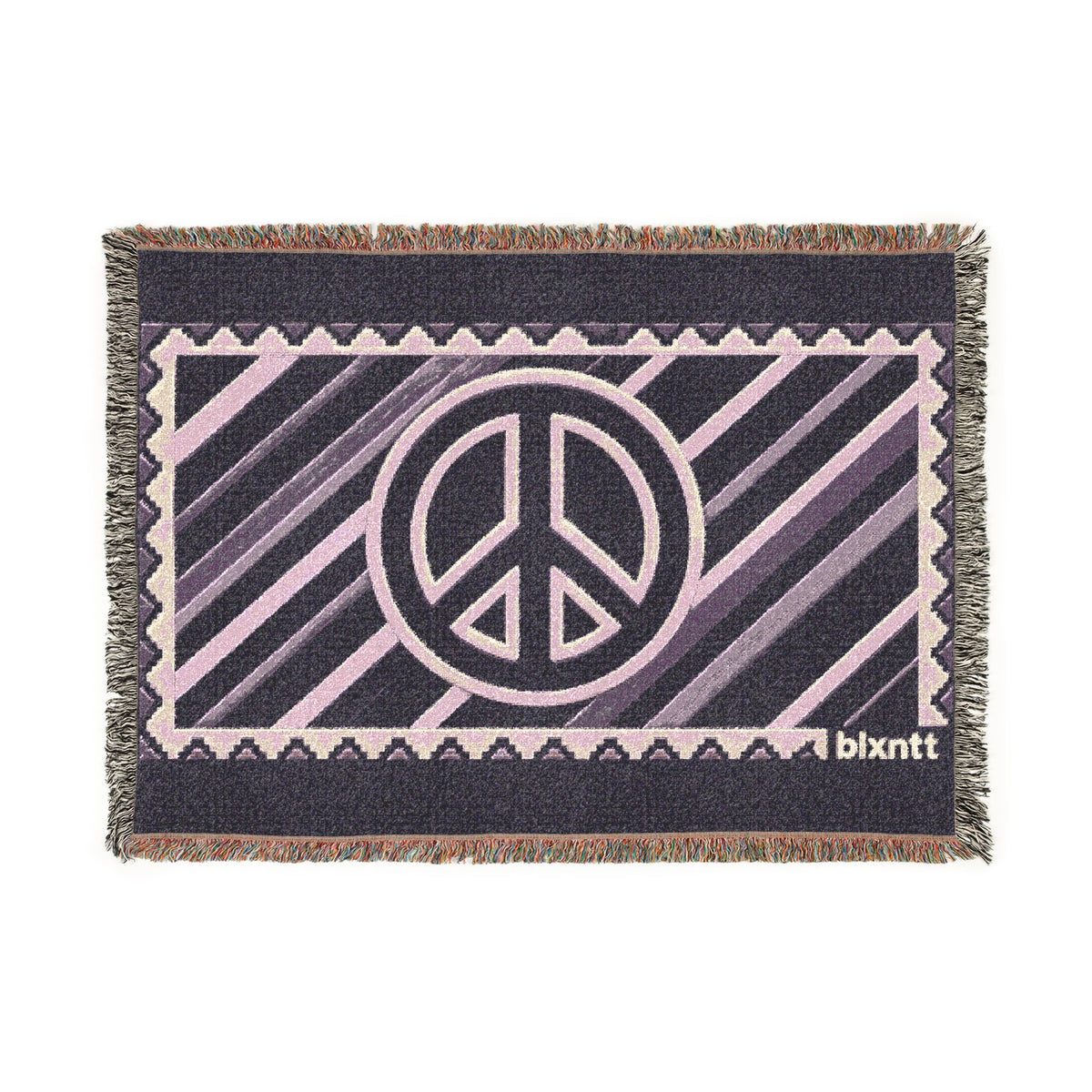 BLXNTT Purple Hippie Woven Blanket #4