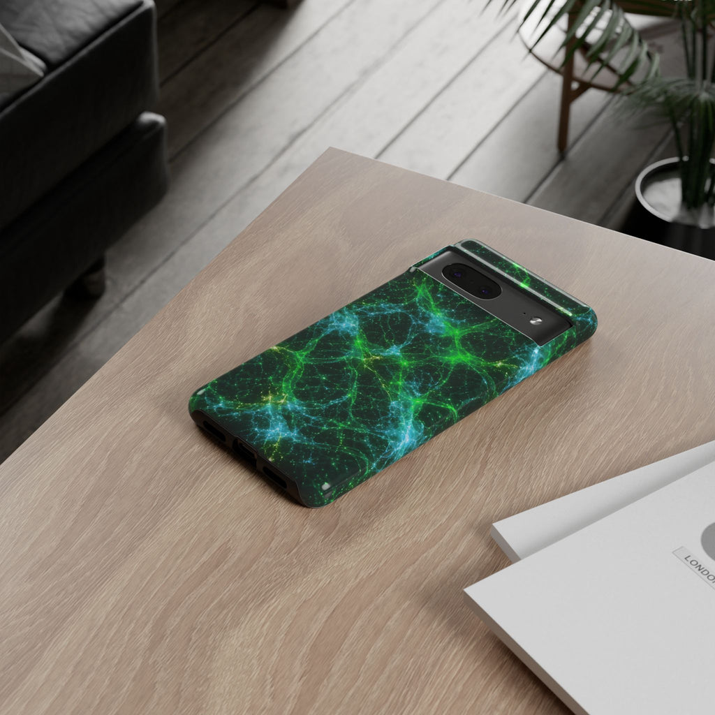 Neon Mycelium - Mermaid Phone Case
