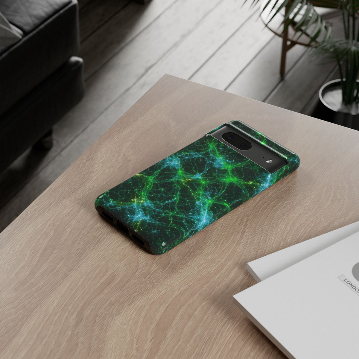 Neon Mycelium - Mermaid Phone Case
