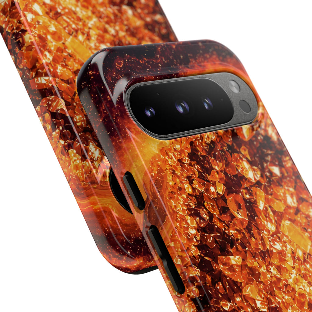 Geode Core - Molten Lava Phone Case