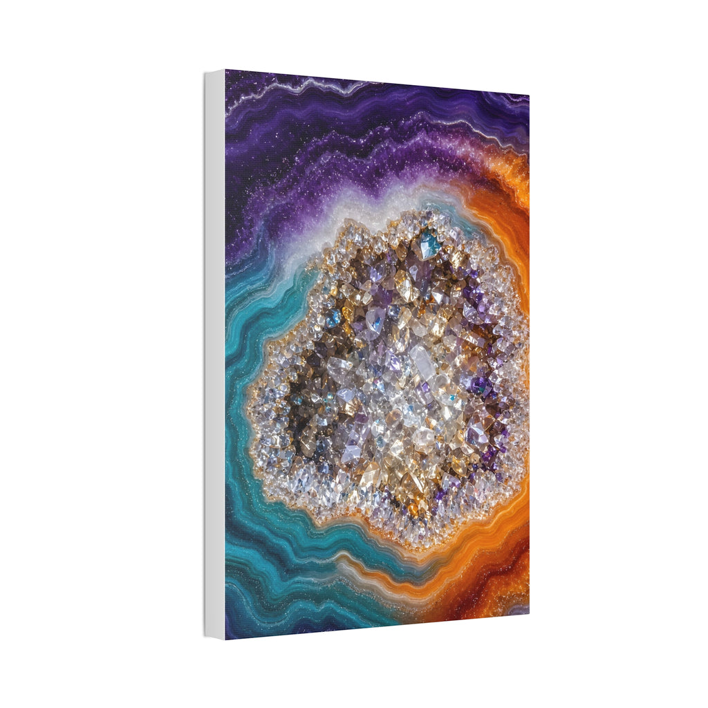 Geode Core - Original Core Glossy Canvas
