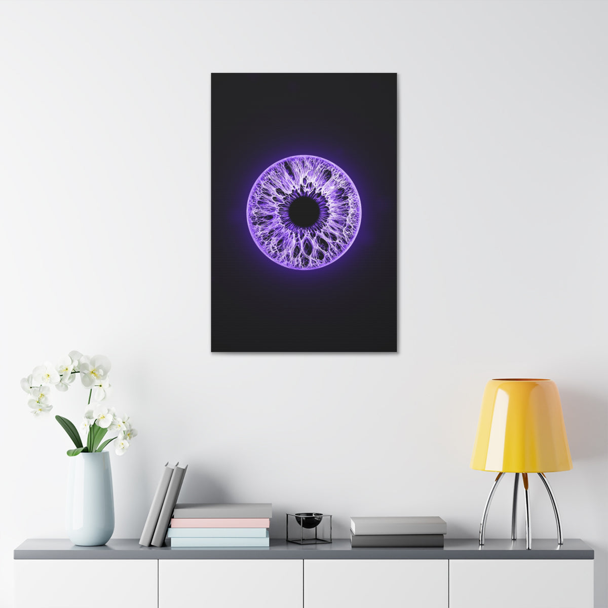 BLXNTT Iris – Lace Web Ultraviolet Glossy Canvas