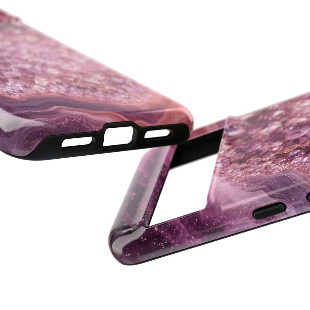 Geode Core - Rose Quartz Phone Case