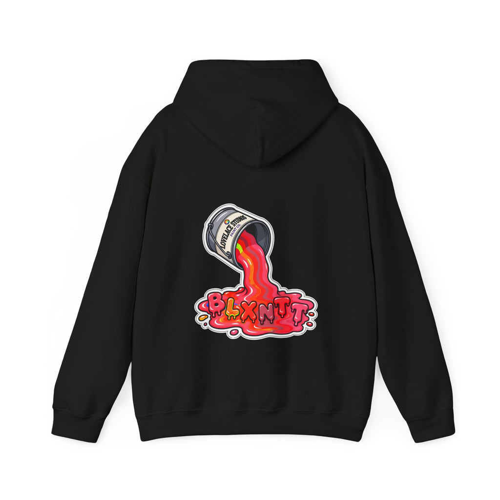 BLXNTT Paint Spill Hoodie - Red (Black)