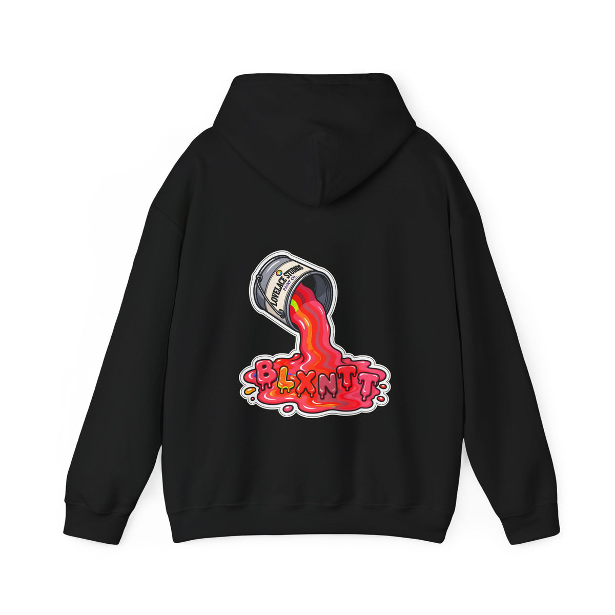 BLXNTT Paint Spill Hoodie - Red (Black)