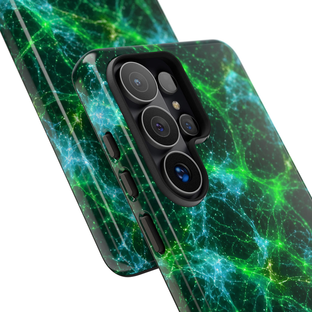 Neon Mycelium - Mermaid Phone Case