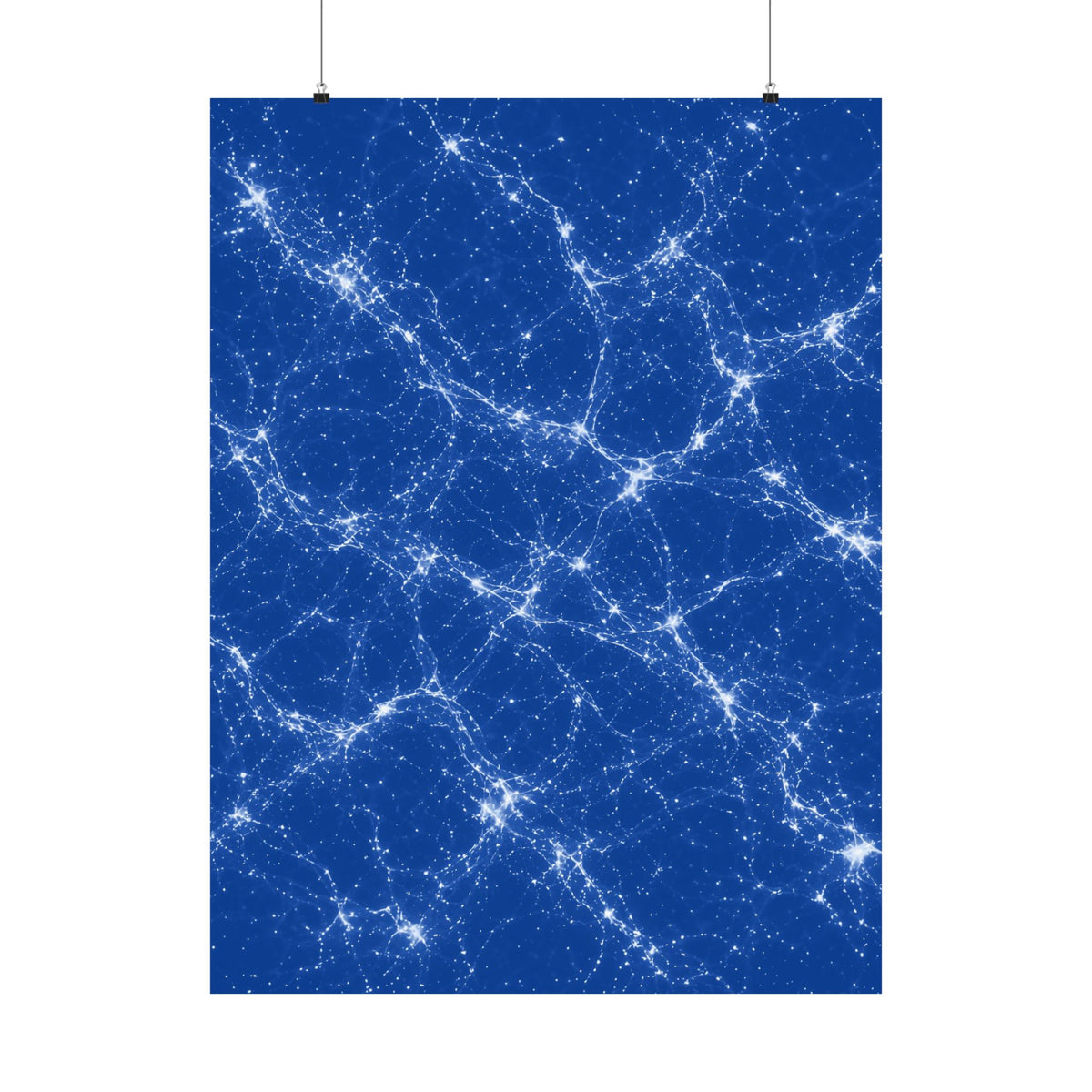 Neon Mycelium - Blueprint Poster