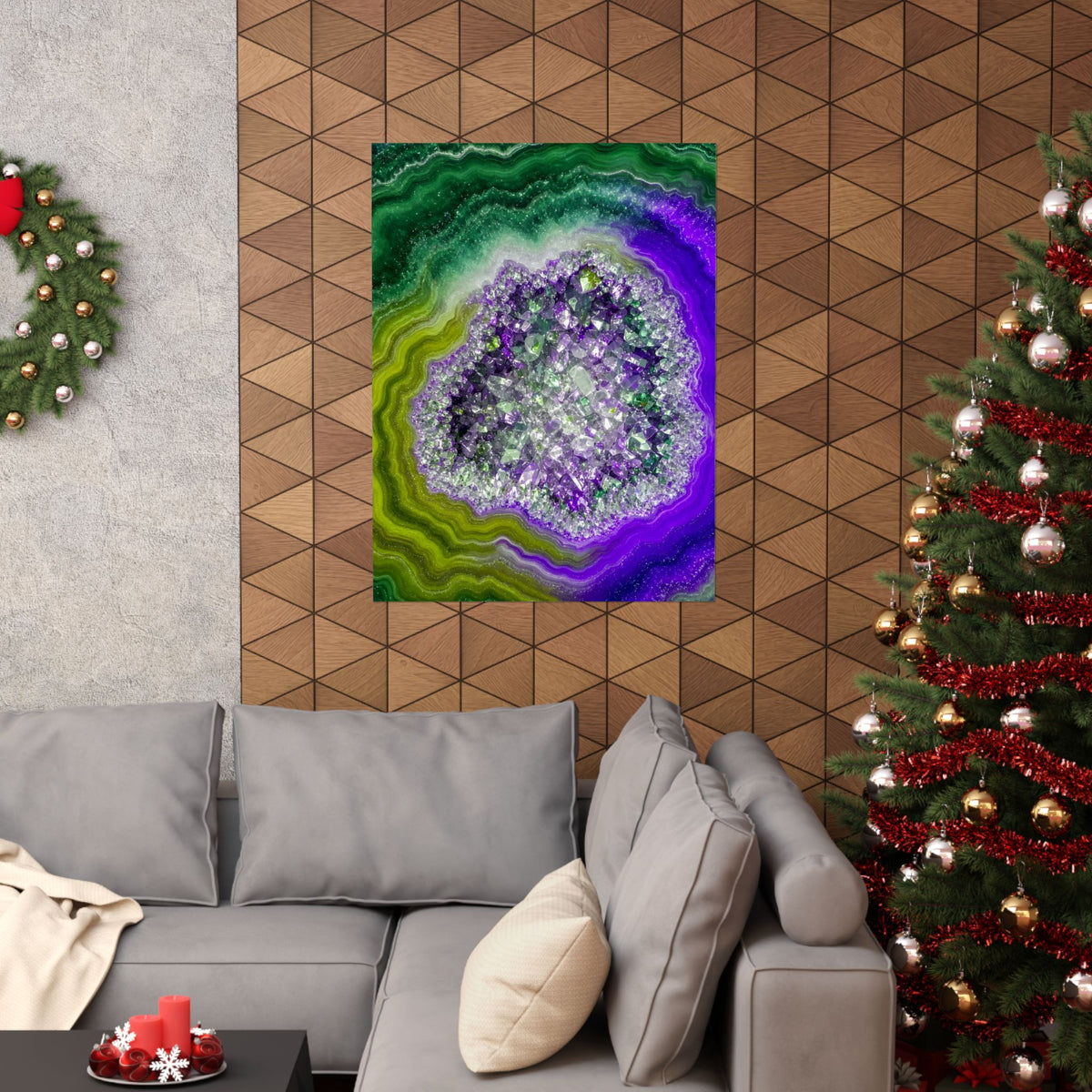Geode Core - Ruby Emerald Poster