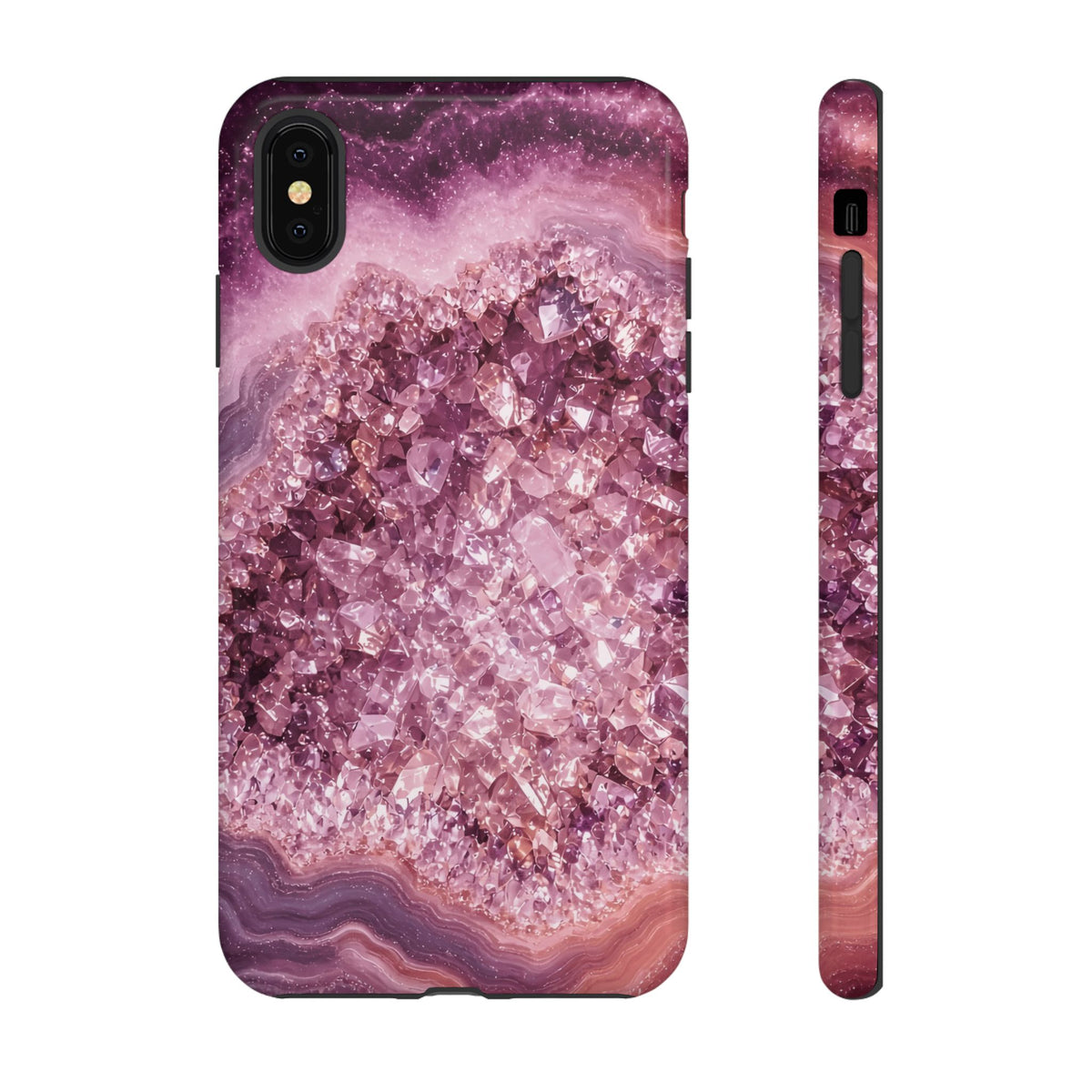 Geode Core - Rose Quartz Phone Case