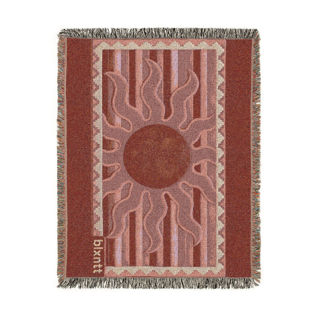 BLXNTT Pink Hippie Woven Blanket #3