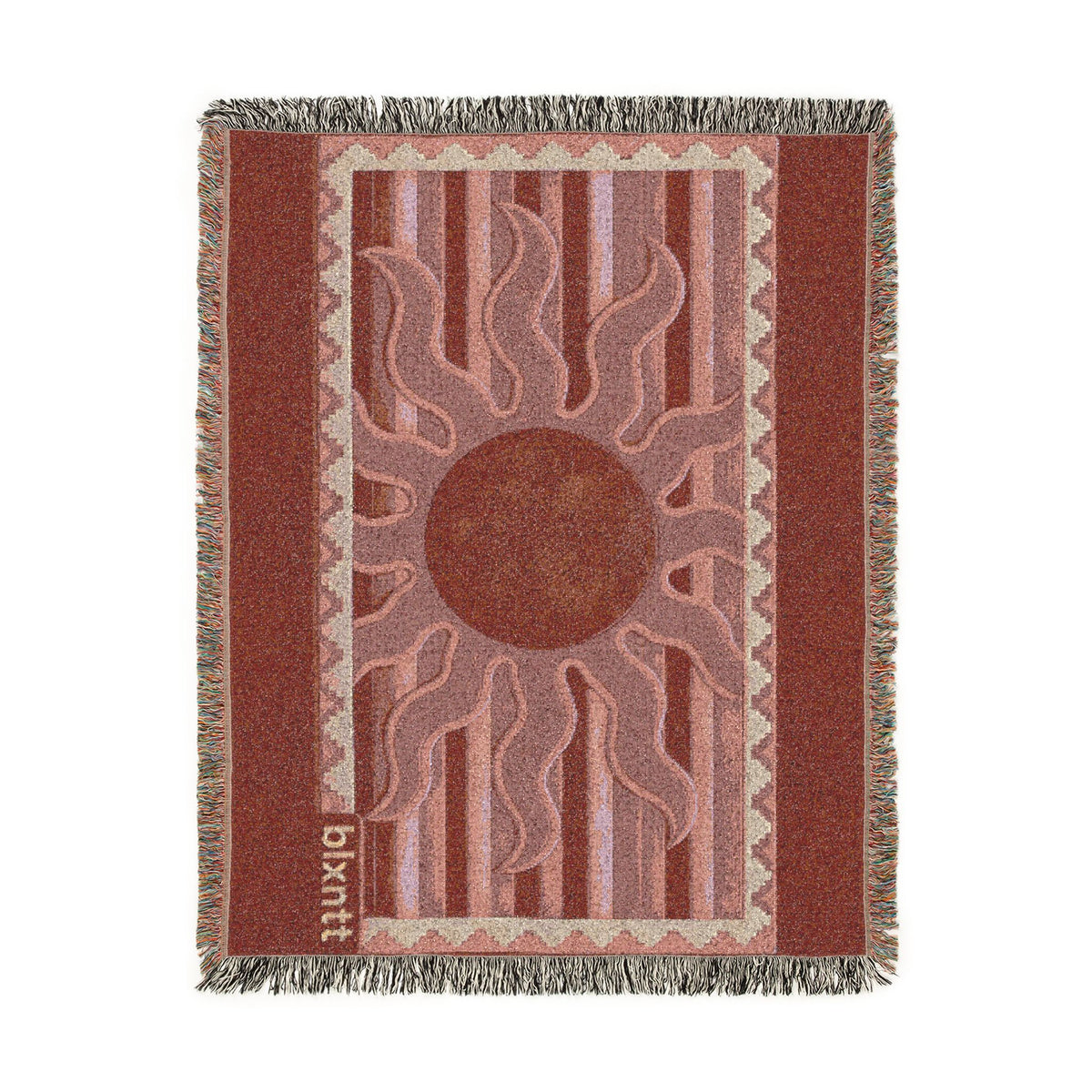 BLXNTT Pink Hippie Woven Blanket #3