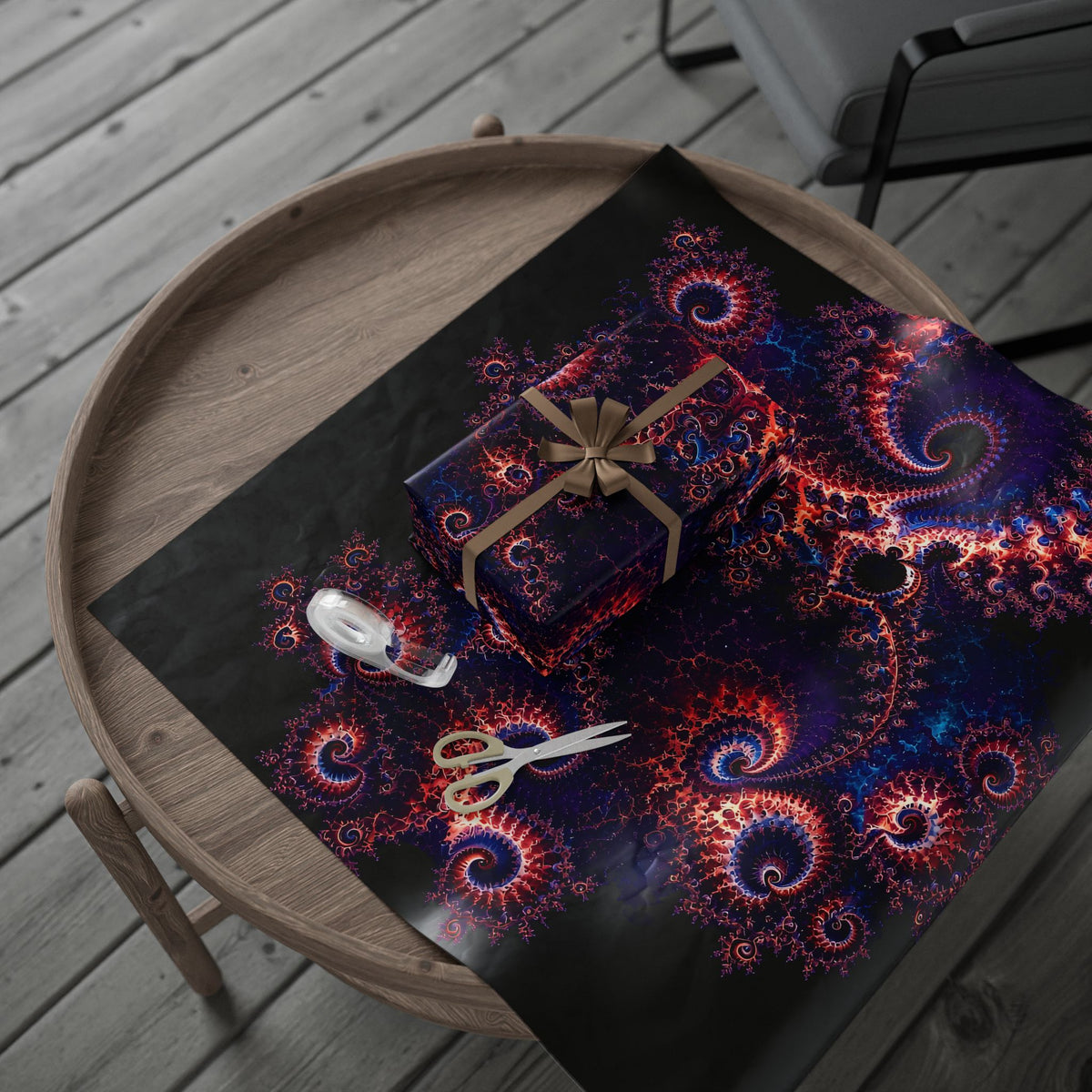 Copper Infinity - Jewel Tones Wrapping Paper