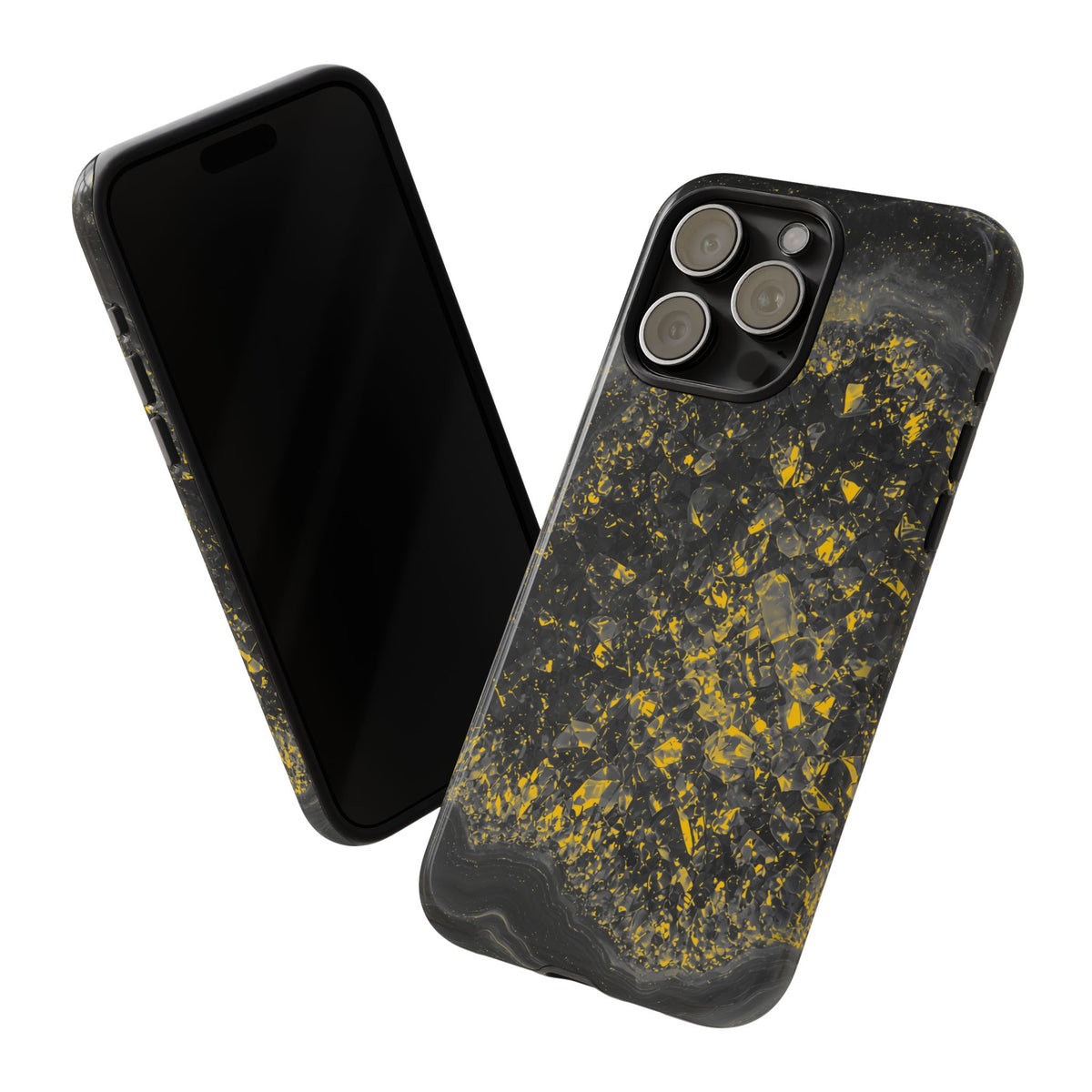 Geode Core - Mono Gold Spark Phone Case