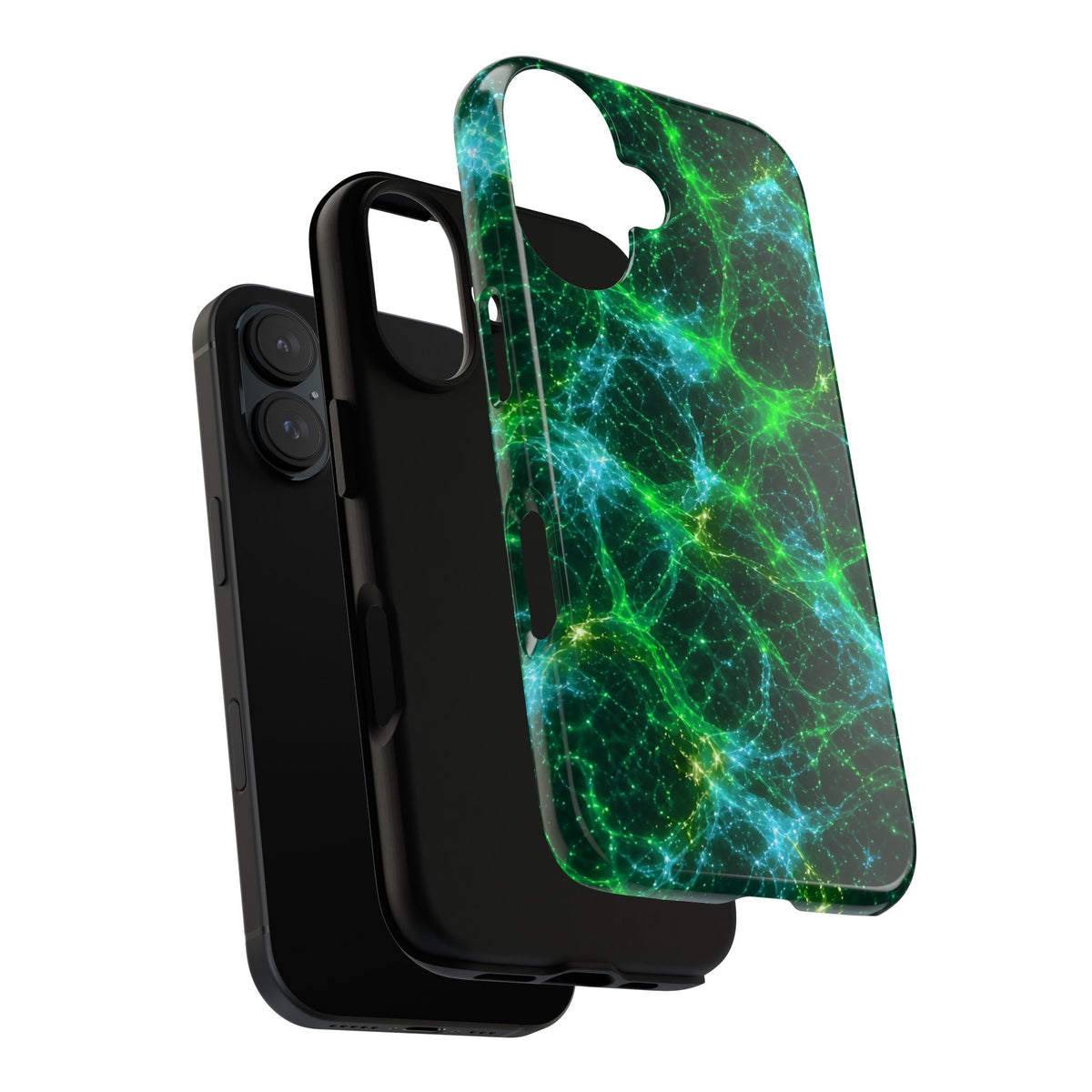 Neon Mycelium - Mermaid Phone Case