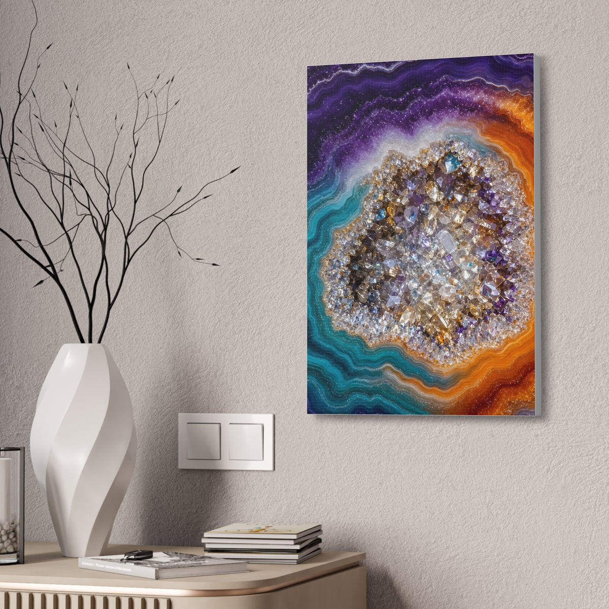 Geode Core - Original Core Glossy Canvas