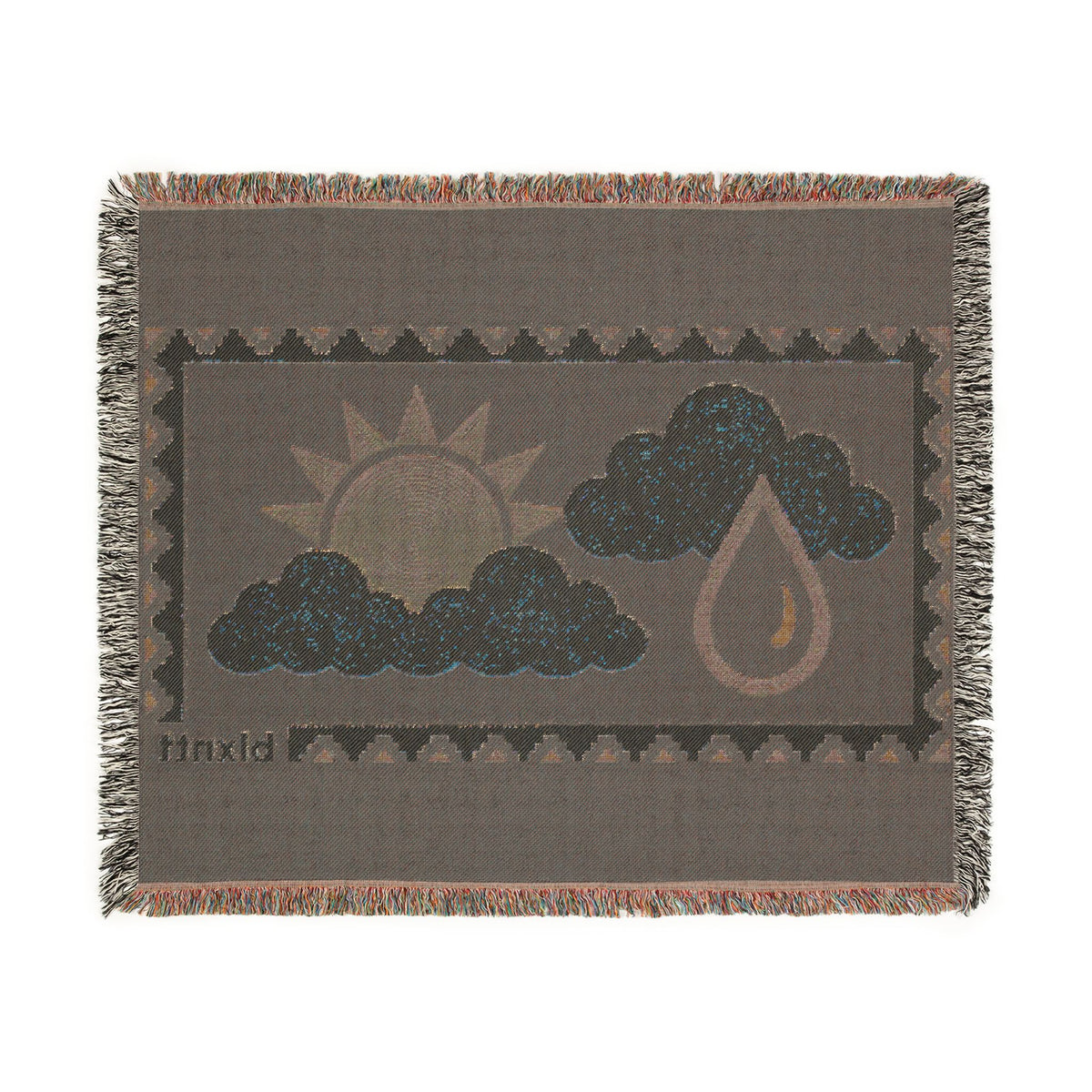BLXNTT Blue Hippie Woven Blanket #3