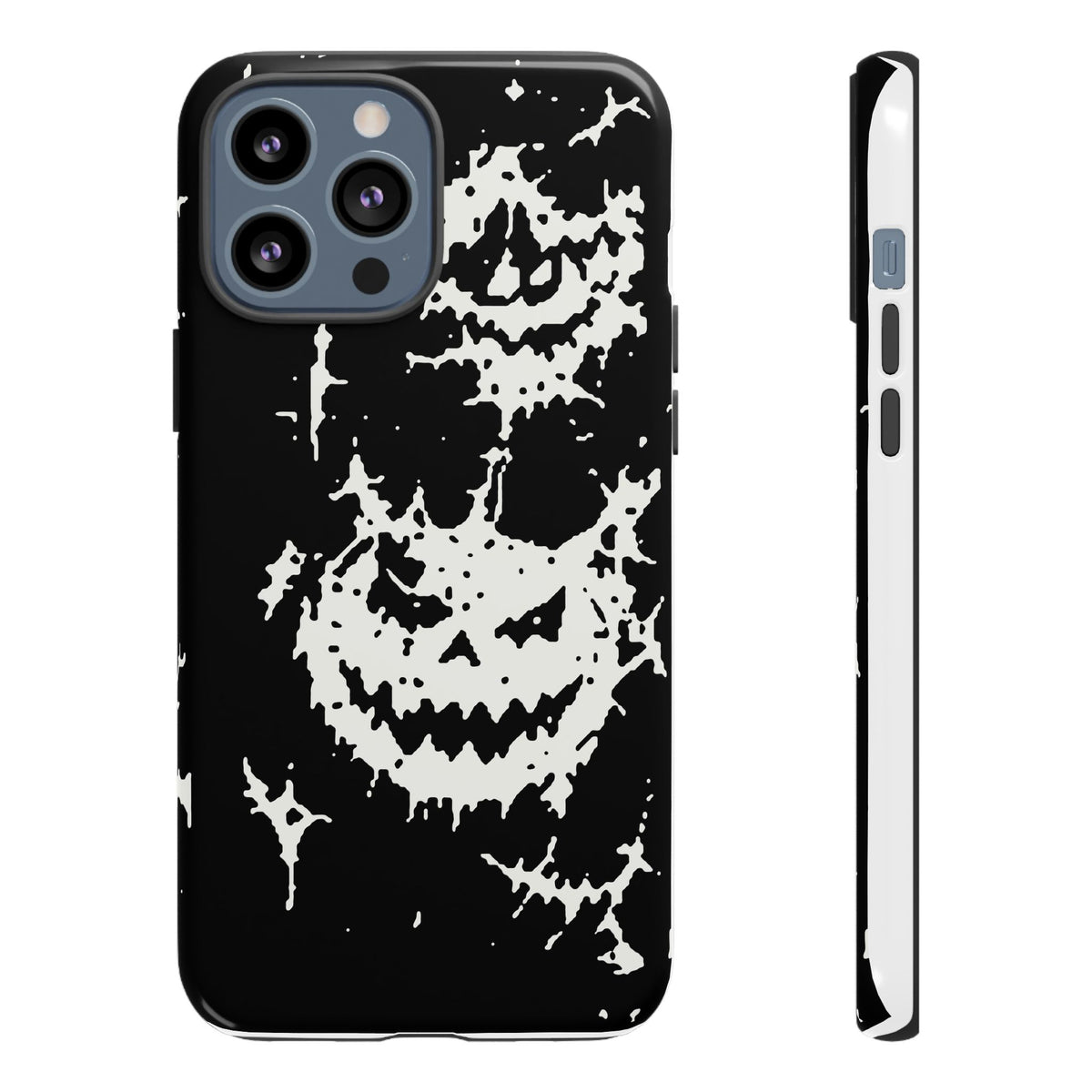 White Spiderweb Pumpkin Phone Case