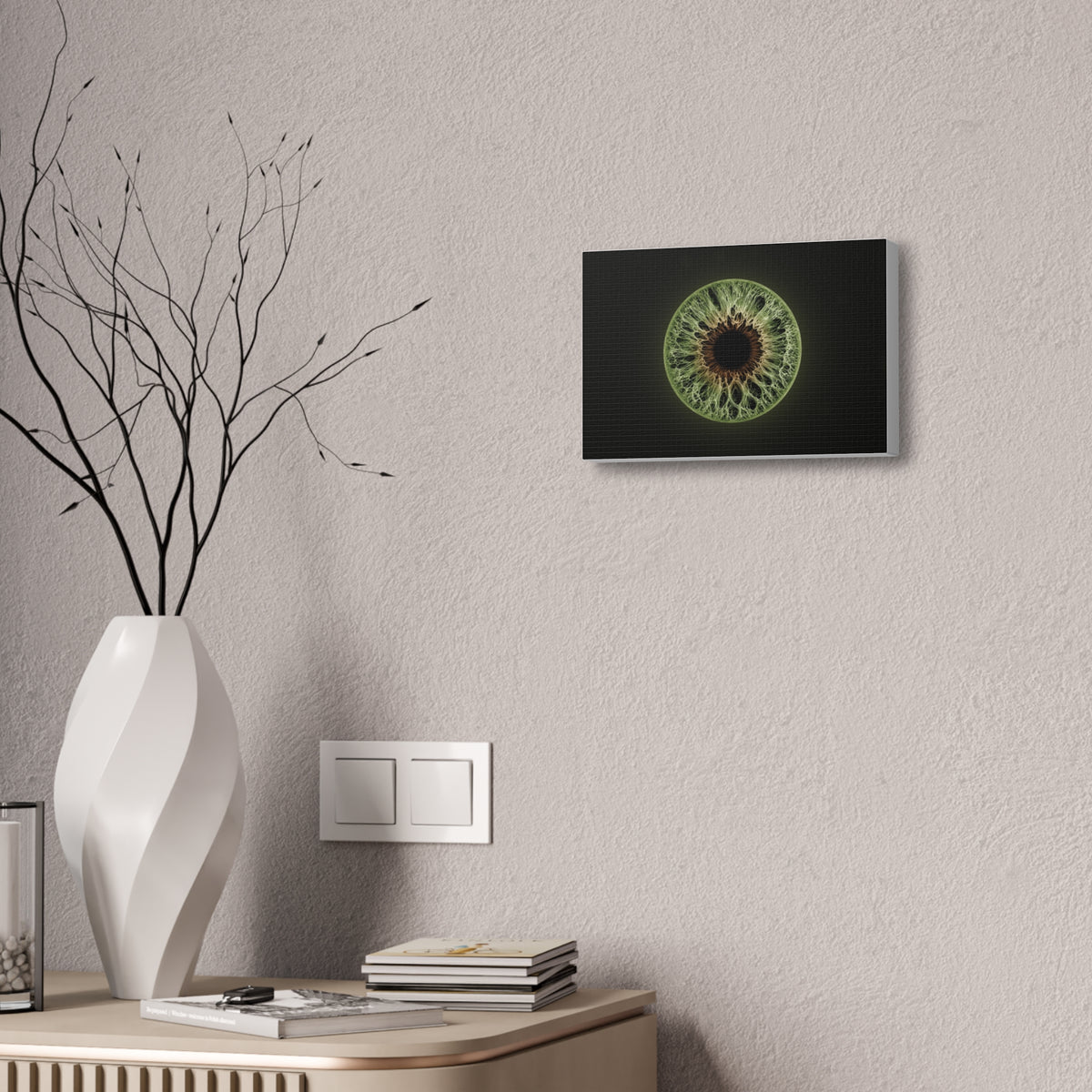 BLXNTT Iris – Lace Web Hazel Glossy Canvas
