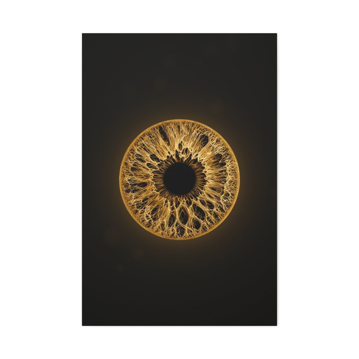 BLXNTT Iris – Lace Web Amber Glossy Canvas