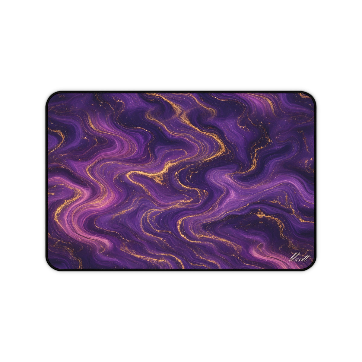Royal Purple Marble Desk Mat