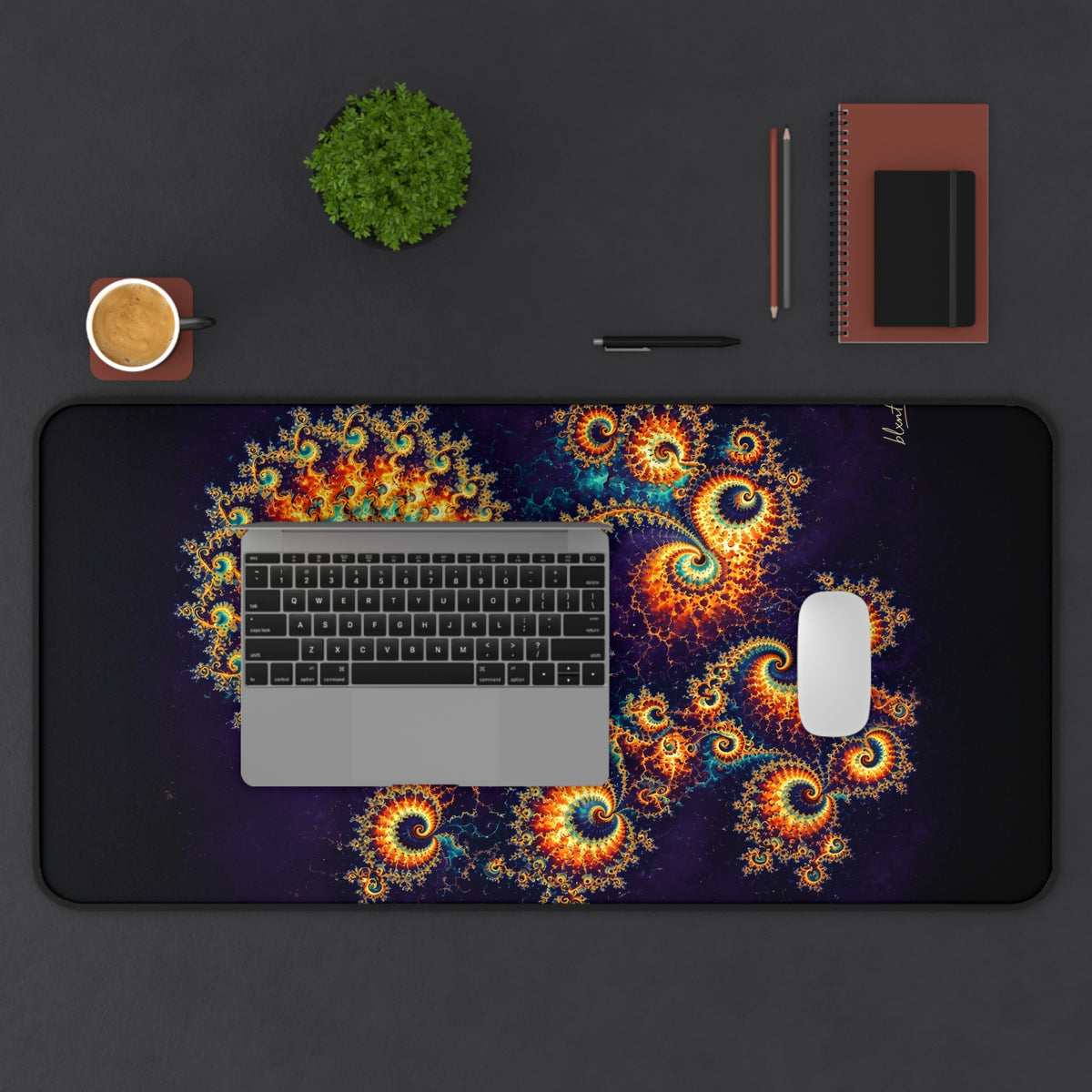 Copper Infinity - Infrared Desk Mat