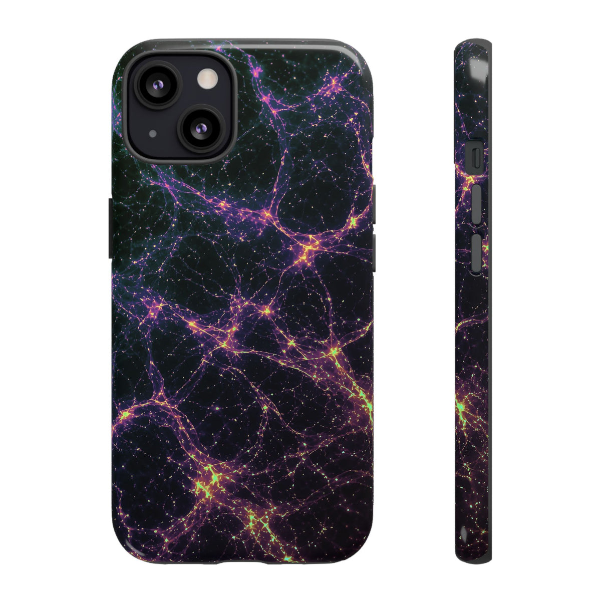 Neon Mycelium - Holographic Phone Case