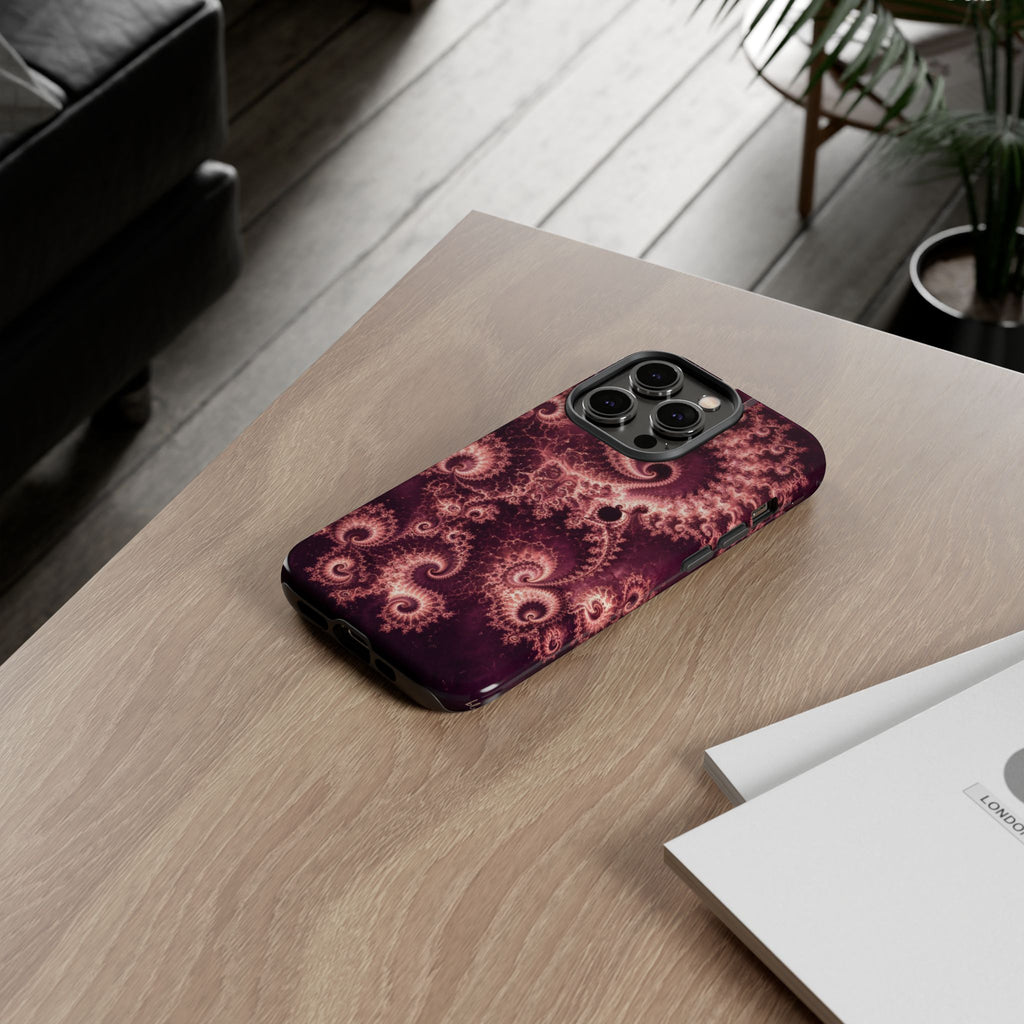 Copper Infinity - Rose Quartz Phone Case