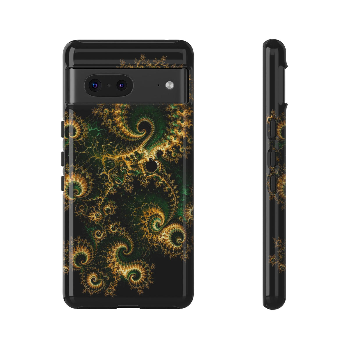 Copper Infinity - Emerald & Gold Phone Case