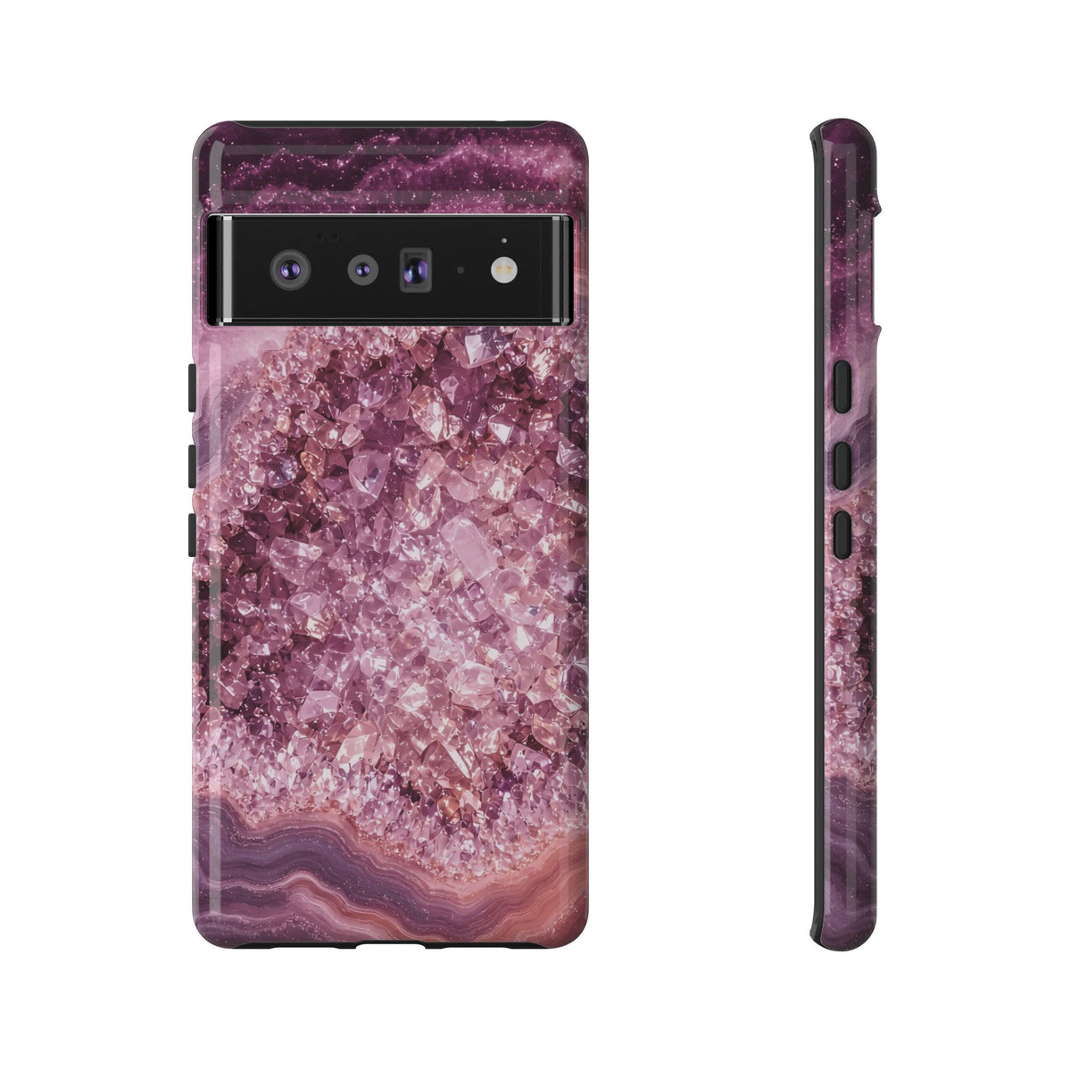Geode Core - Rose Quartz Phone Case