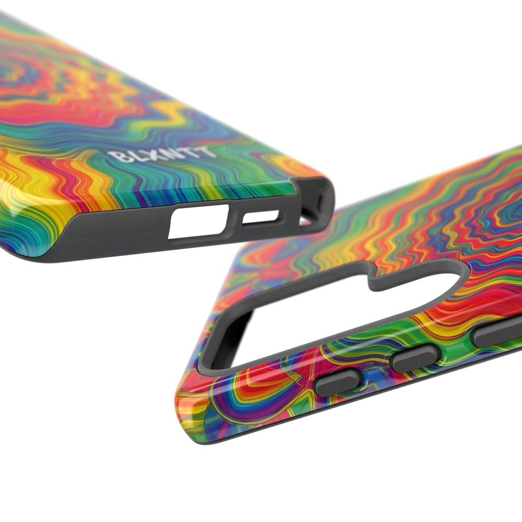 Hypnotic Rainbow Ripple Phone Case