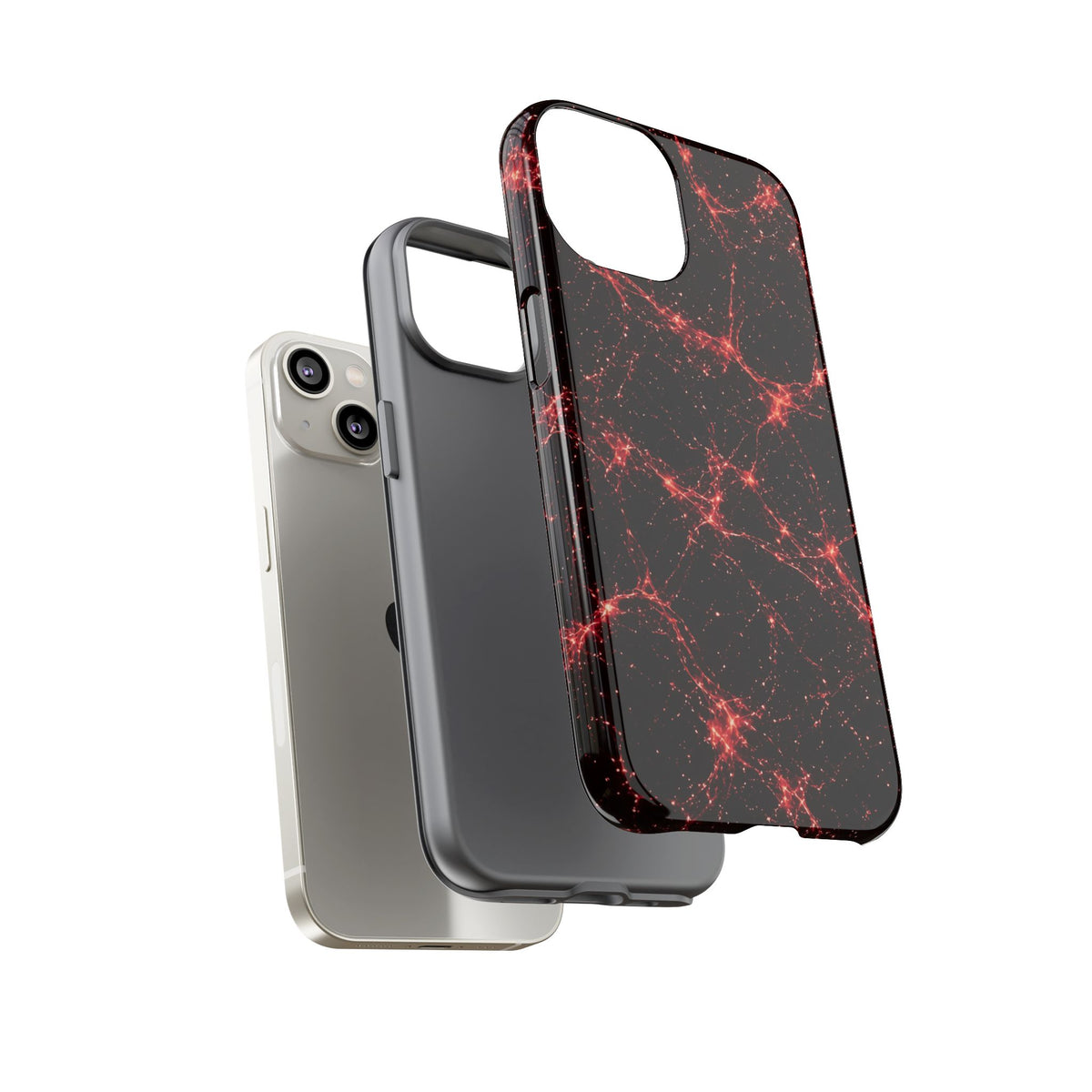 Neon Mycelium - Blood Moon Phone Case