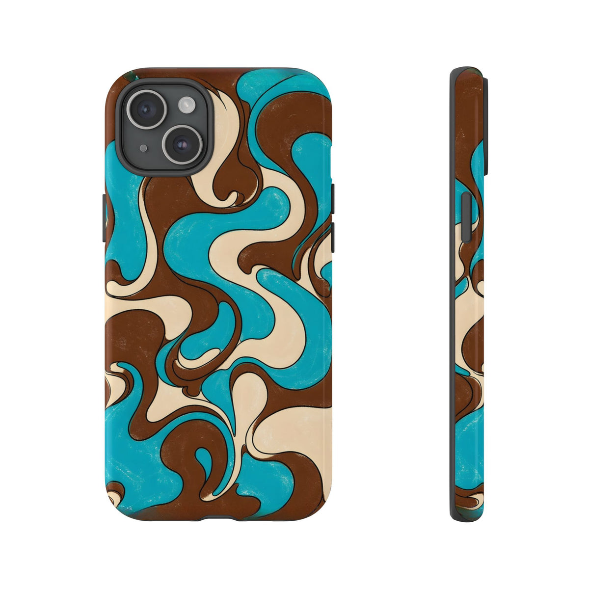 Fillmore Flow - Turquoise & Chocolate Phone Case