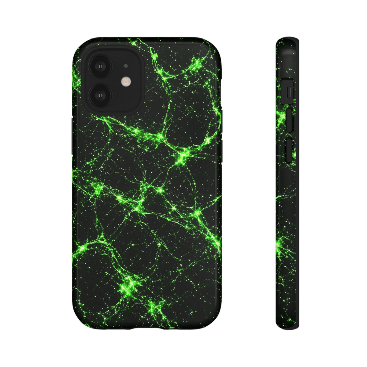 Neon Mycelium - Toxic Lime Phone Case
