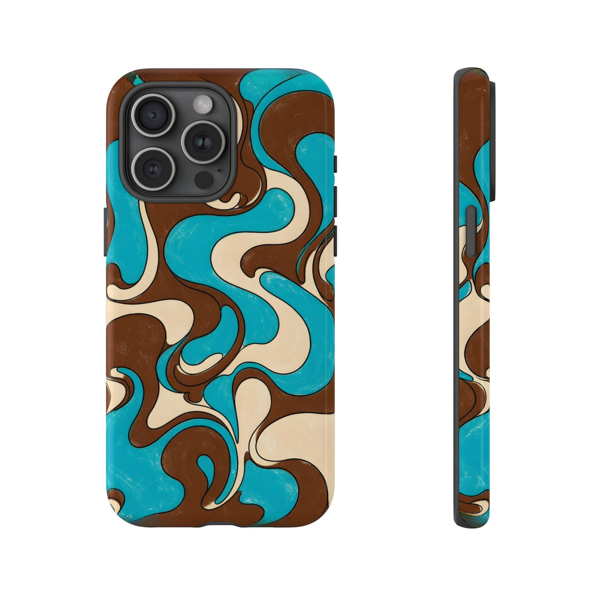 Fillmore Flow - Turquoise & Chocolate Phone Case