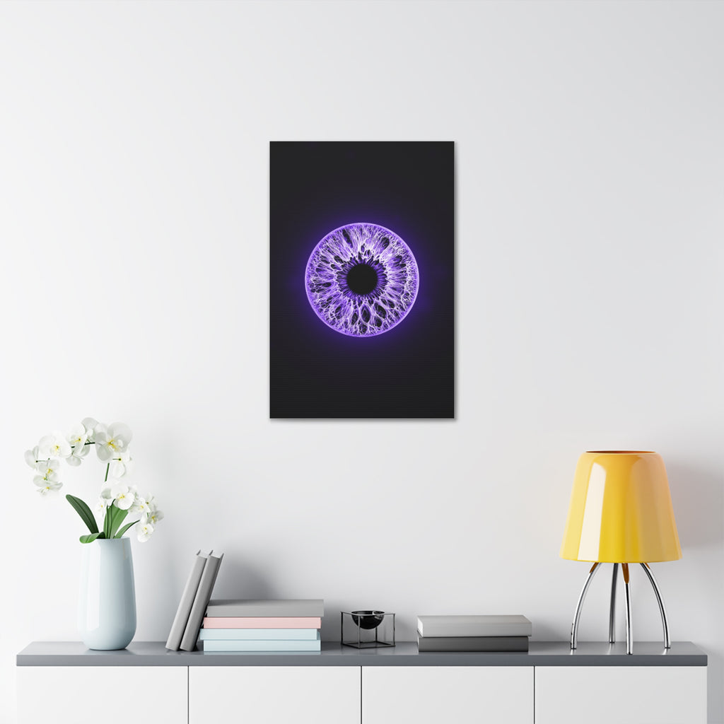 BLXNTT Iris – Lace Web Ultraviolet Glossy Canvas