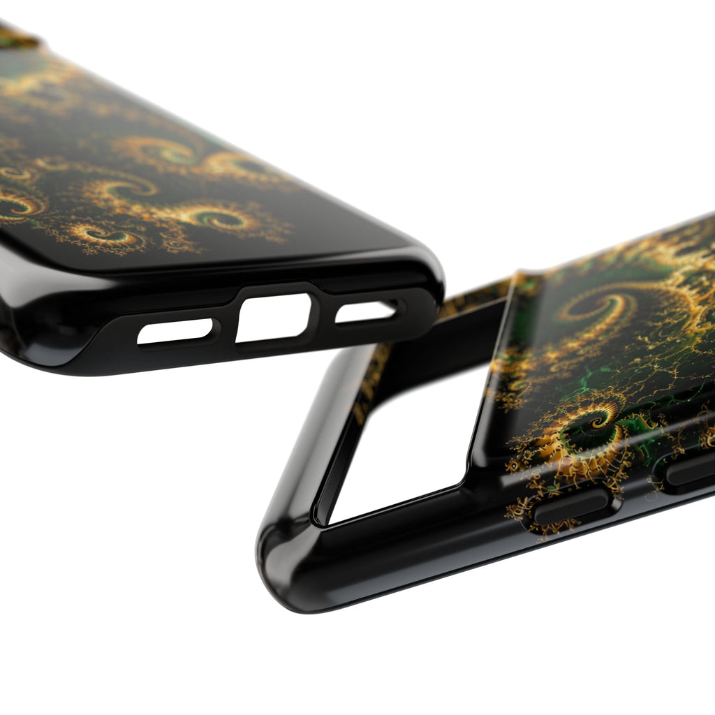 Copper Infinity - Emerald & Gold Phone Case