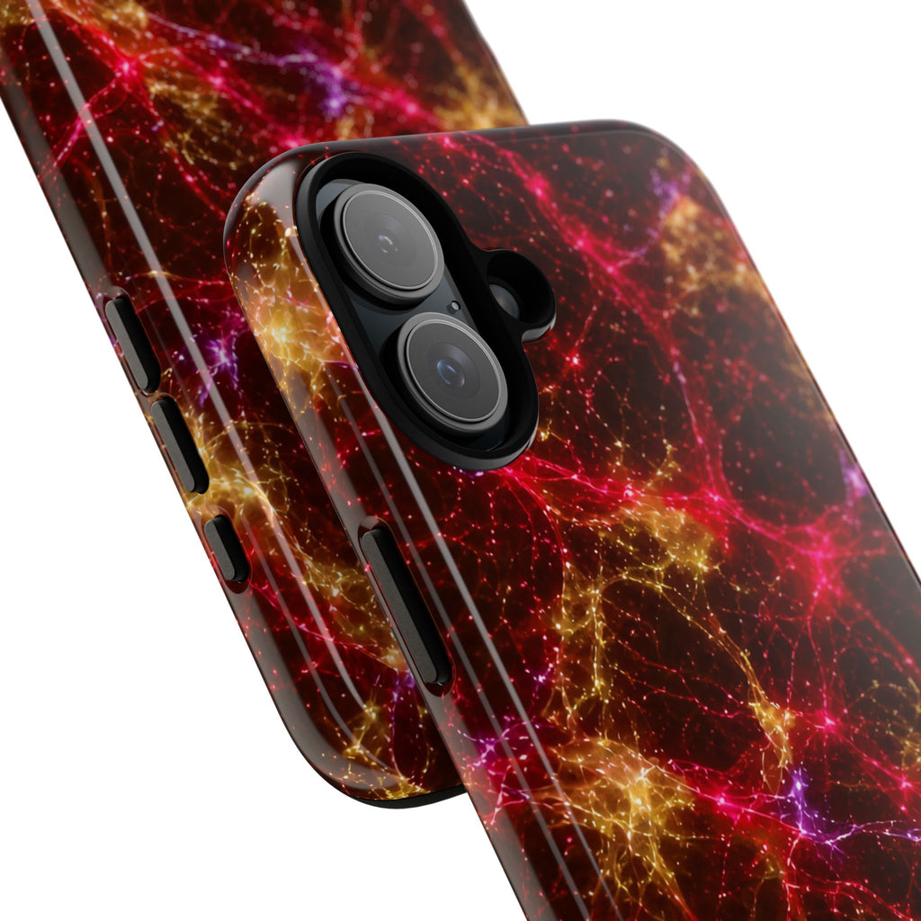 Neon Mycelium - Rainbow Nerve Phone Case